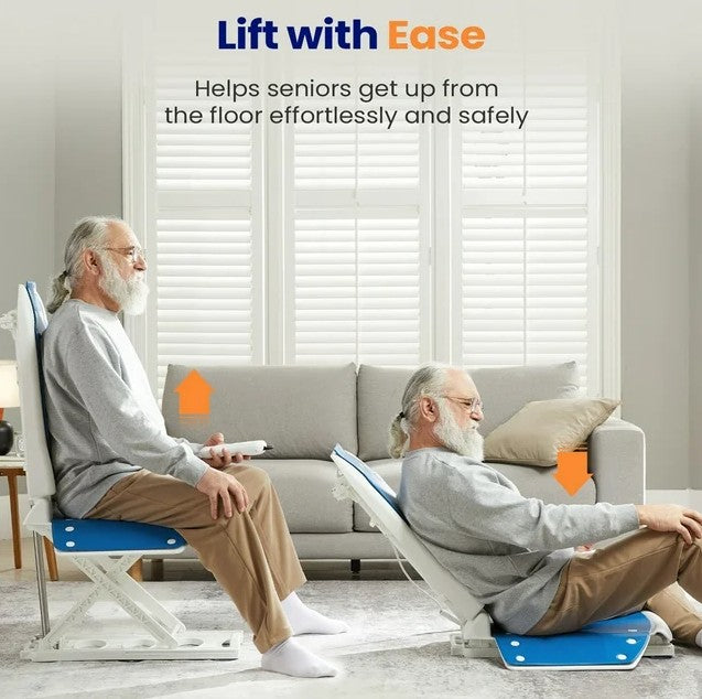 Vocic AX08 Electric Floor Patient Lift Chair Waterproof Foldable 300 Lb Capacity New