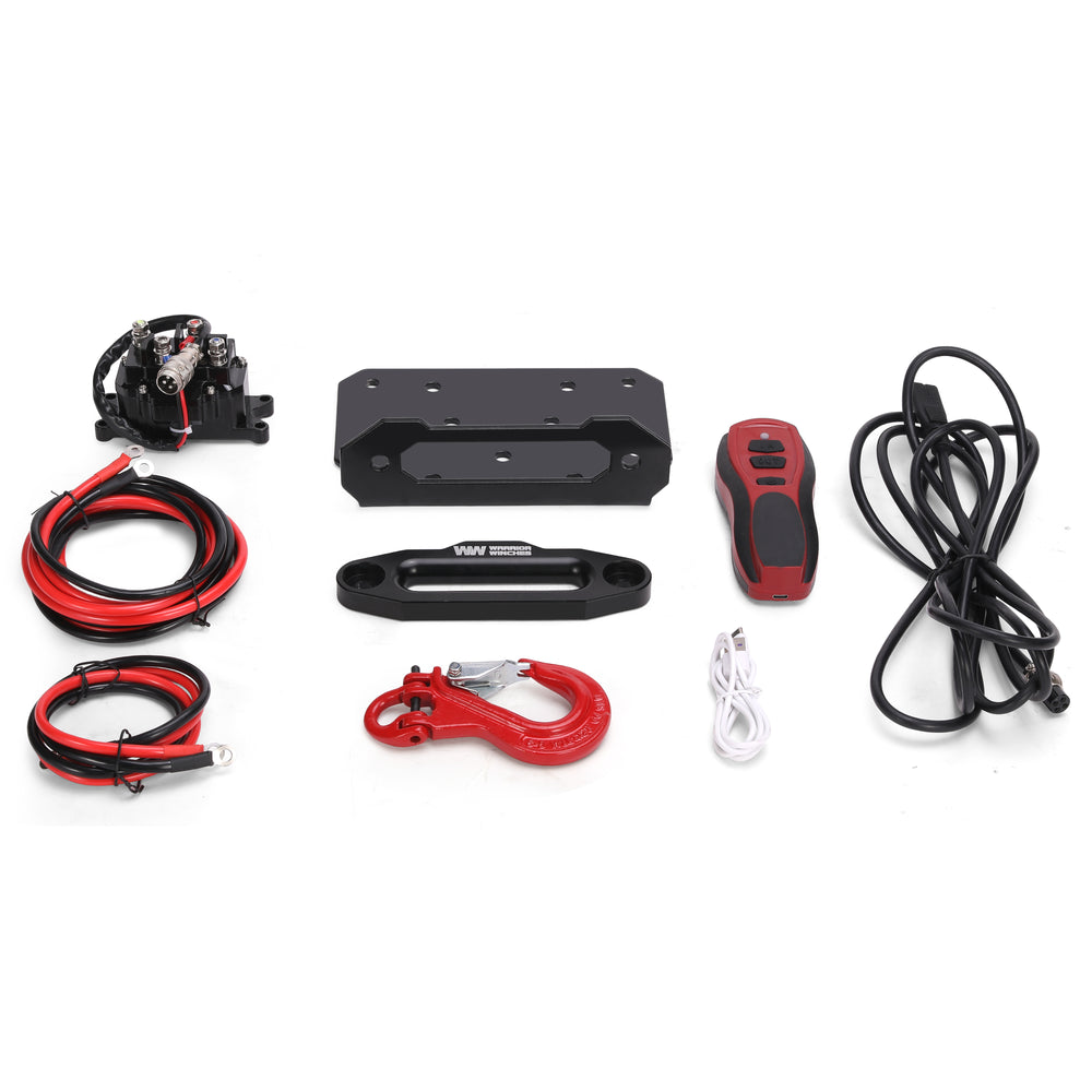 Warrior Winches Titan Electric Winch 4,500 Lb 12-Volt Synthetic Rope New