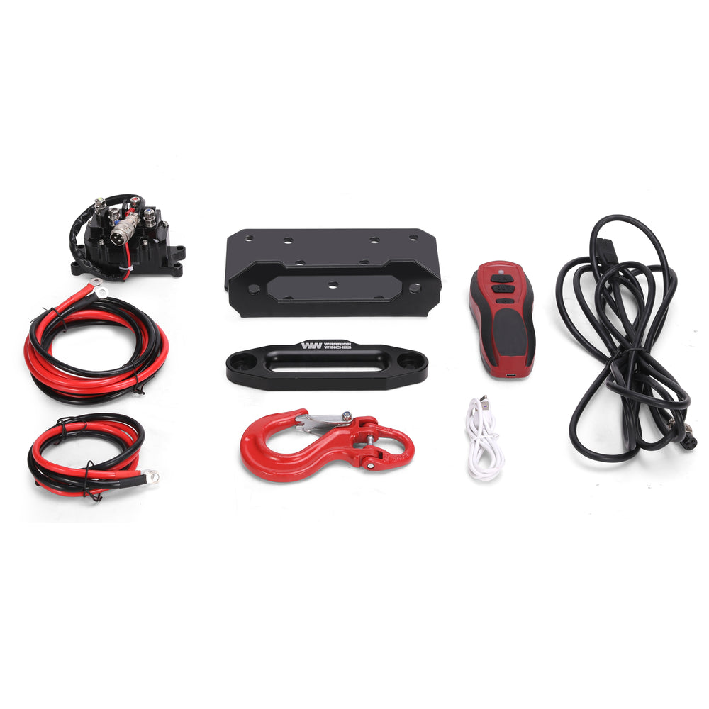 Warrior Winches Titan Electric Winch 6,000 Lb 12-Volt Synthetic Rope New