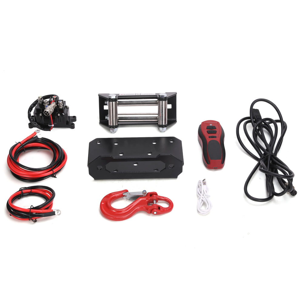 Warrior Winches Titan Electric Winch 6,000 Lb 12-Volt Steel Rope New