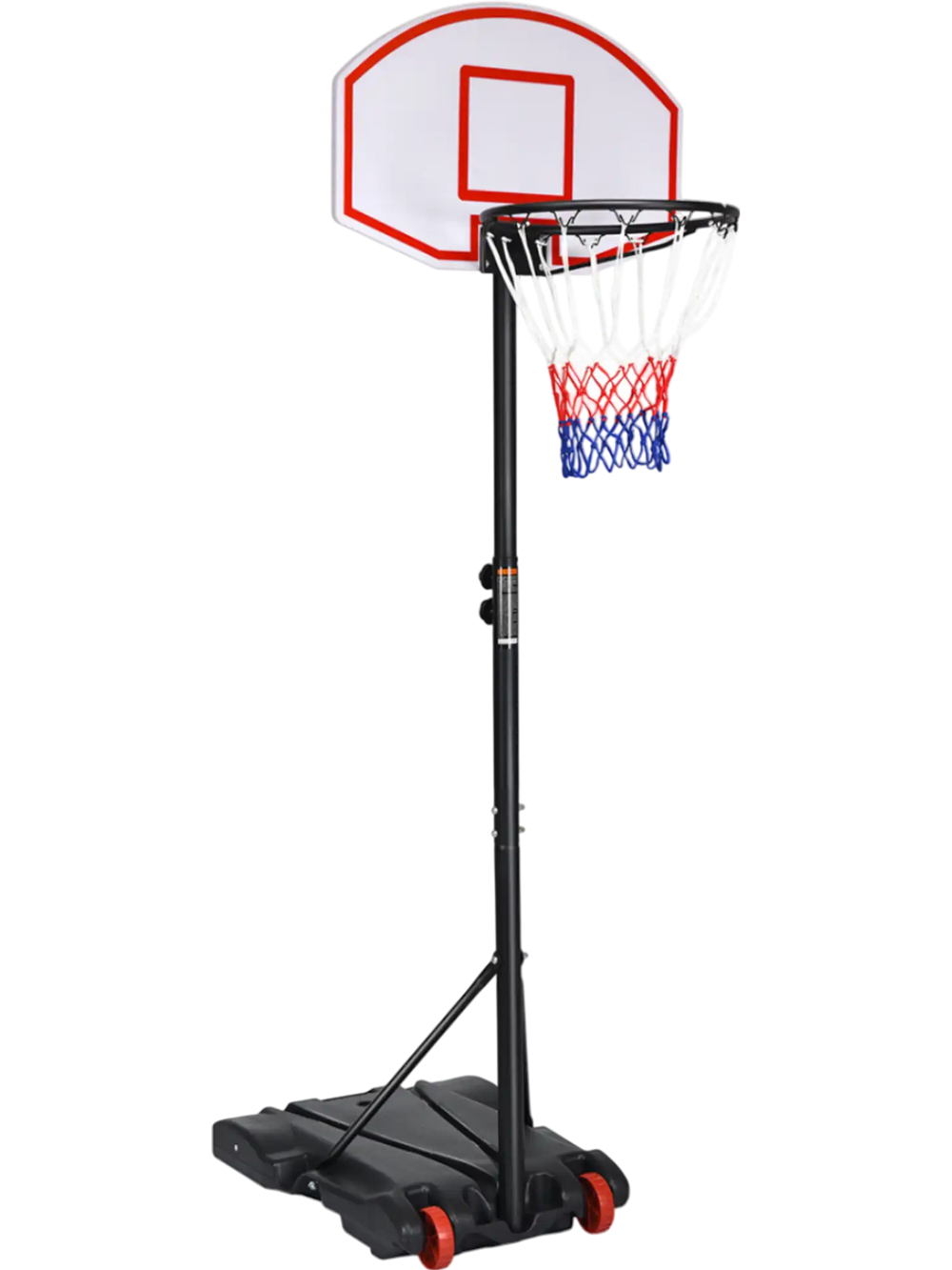Adjustable Basketball Hoop System Stand with Wheels