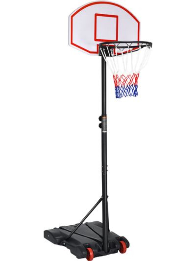 Costway Adjustable Basketball Hoop System Stand w/ Wheels 03682975 New