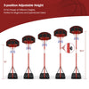 Adjustable basketball hoop system with 5-position height, portable design, and fillable base for stability. Ideal for.