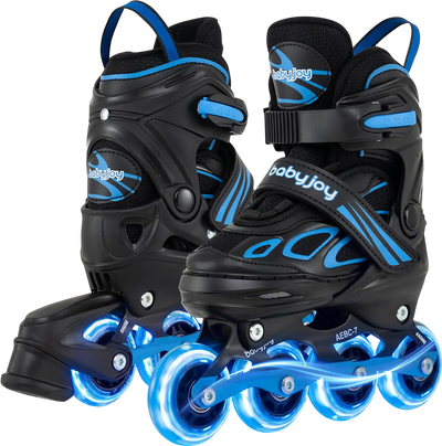 Costway Adjustable Kids' Incline Skates Boys Girls Ages 5-14 37138030 New