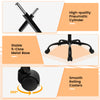 High-quality pneumatic cylinder and stable 5-claw metal base of the ergonomic executive chair for versatile support.