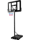Adjustable Portable Basketball Hoop Stand with Shatterproof Backboard Wheels