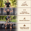 Adjustable black weighted vest for men and women with removable weights, ideal for strength training and outdoor workouts.