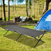 Adults Kids Folding Camping Cot-Gray - Gallery View 1 of 10