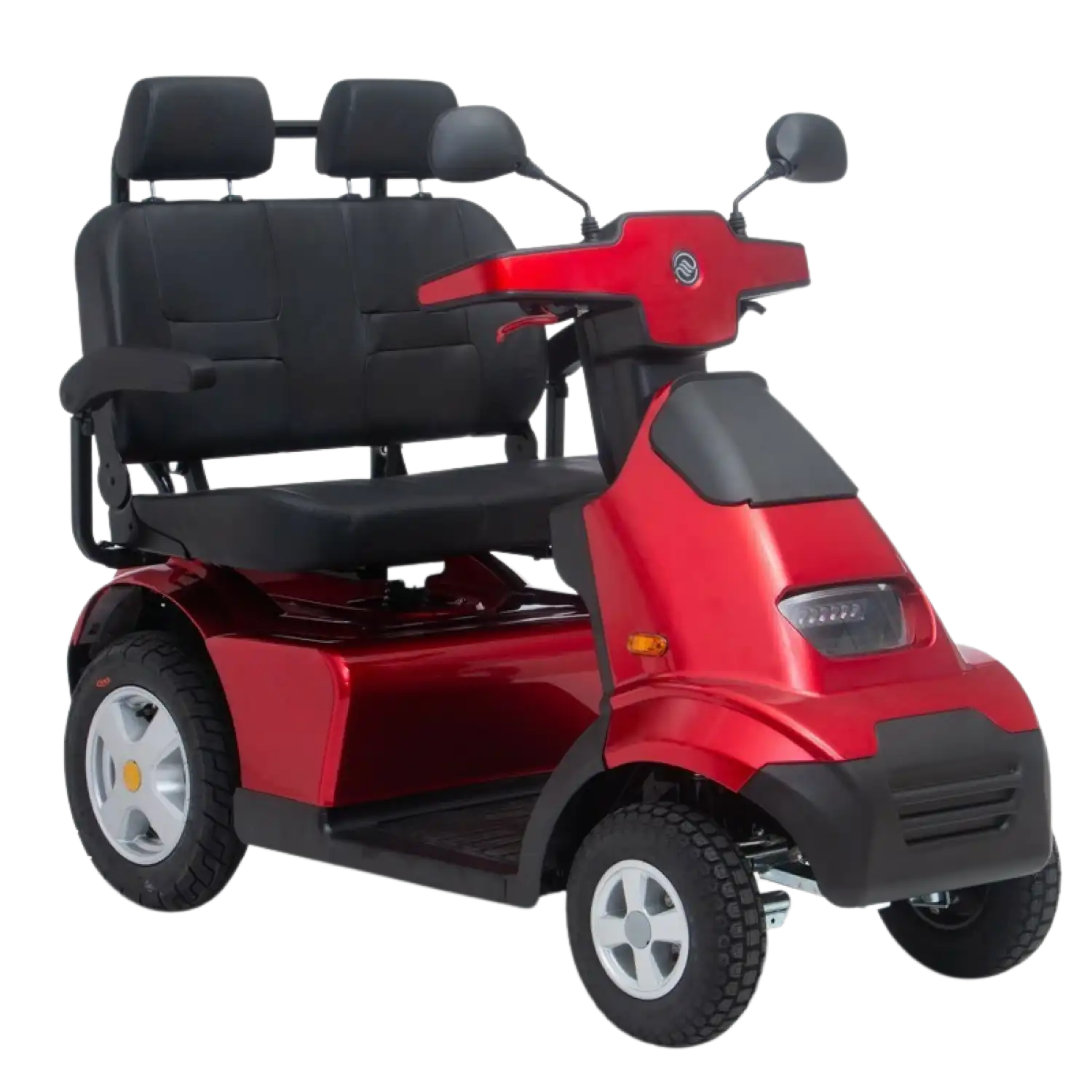 Afikim Afiscooter S4 Duo 4 Wheel Electric Mobility Scooter Dual Seat Red New