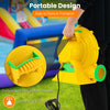 680W air blower with integrated handle, designed for easy transport and rapid inflation of inflatables.