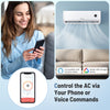 Aire Acondicionado Minisplit de 12000 BTU con control WiFi, ideal para enfriar y calentar habitaciones hasta 1200 sq.ft.