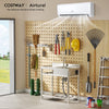 Ductless mini split air conditioner and heater with stainless steel sink, tools, and wall-mounted design for efficient.