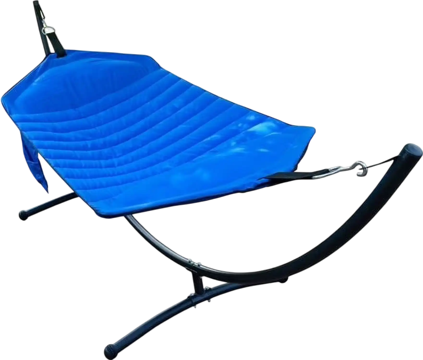 Algoma Padded Hammock Olefin Fabric and Steel Arc Stand New