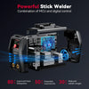 Arccaptain iControl ARC165 Pro Welder Stick Lift Tig Synergic IGBT 120/240V App Control New