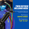 Goodyear GUR079 Welding Hose Reel Retractable 1/4" x 65' Twin Oxy Acetylene Hoses Single Arm 300 PSI New