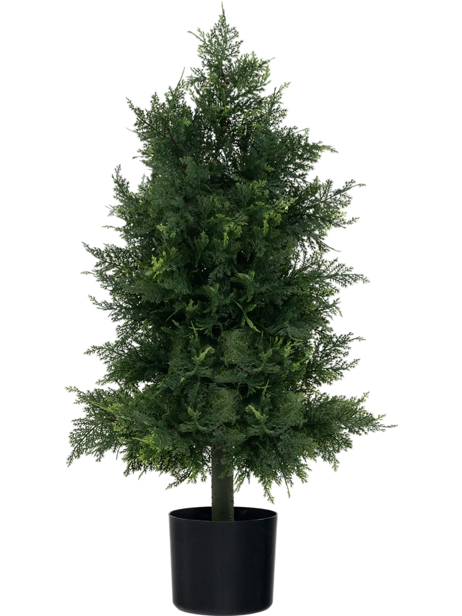 Costway Artificial Cedar Topiary Tree Plastic Nursery Pot Porch Office 54273619 New