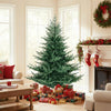 Artificial Christmas Tree with Branch Tips and Warm White LED Lights-6 Feet - Gallery View 1 of 12