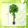 44-inch artificial crabapple tree with adjustable branches, featuring a realistic wood trunk and dense faux leaves.