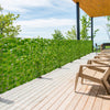 Artificial ivy privacy fence in a lush green design, perfect for outdoor patios and garden decoration.