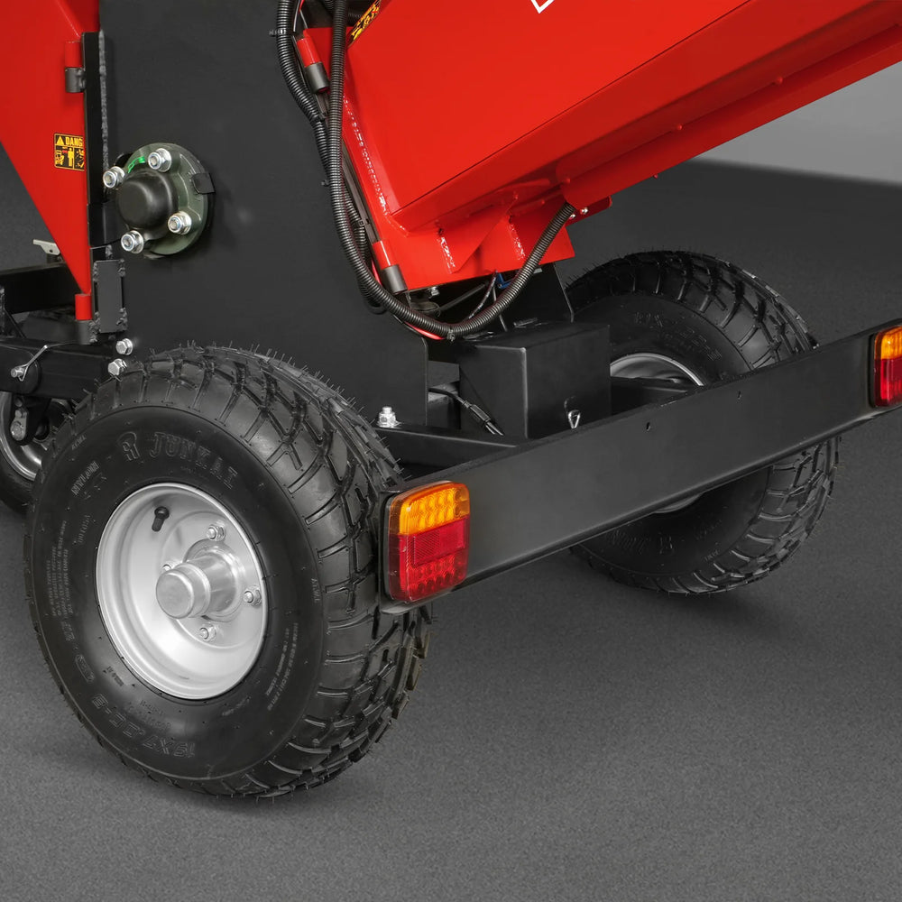 6 inch HONDA E-Start Gasoline Engine Powered 4 - Wheel Drum Wood Chipper with Taillight ,  B150