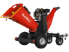 6 inch ZONSEN E-Start 459cc 15hp Gas Powered 4 - Wheel Drum Wood Chipper with Taillight ,  B150