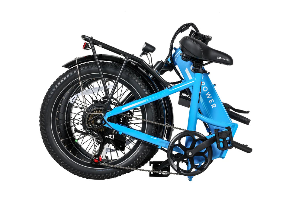 GoPowerBike GoPlus Electric Bike Foldable 500W 45 Mile Range 20 MPH Open Box RFB