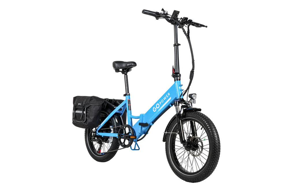 GoPowerBike GoPlus Electric Bike Foldable 500W 45 Mile Range 20 MPH Open Box RFB