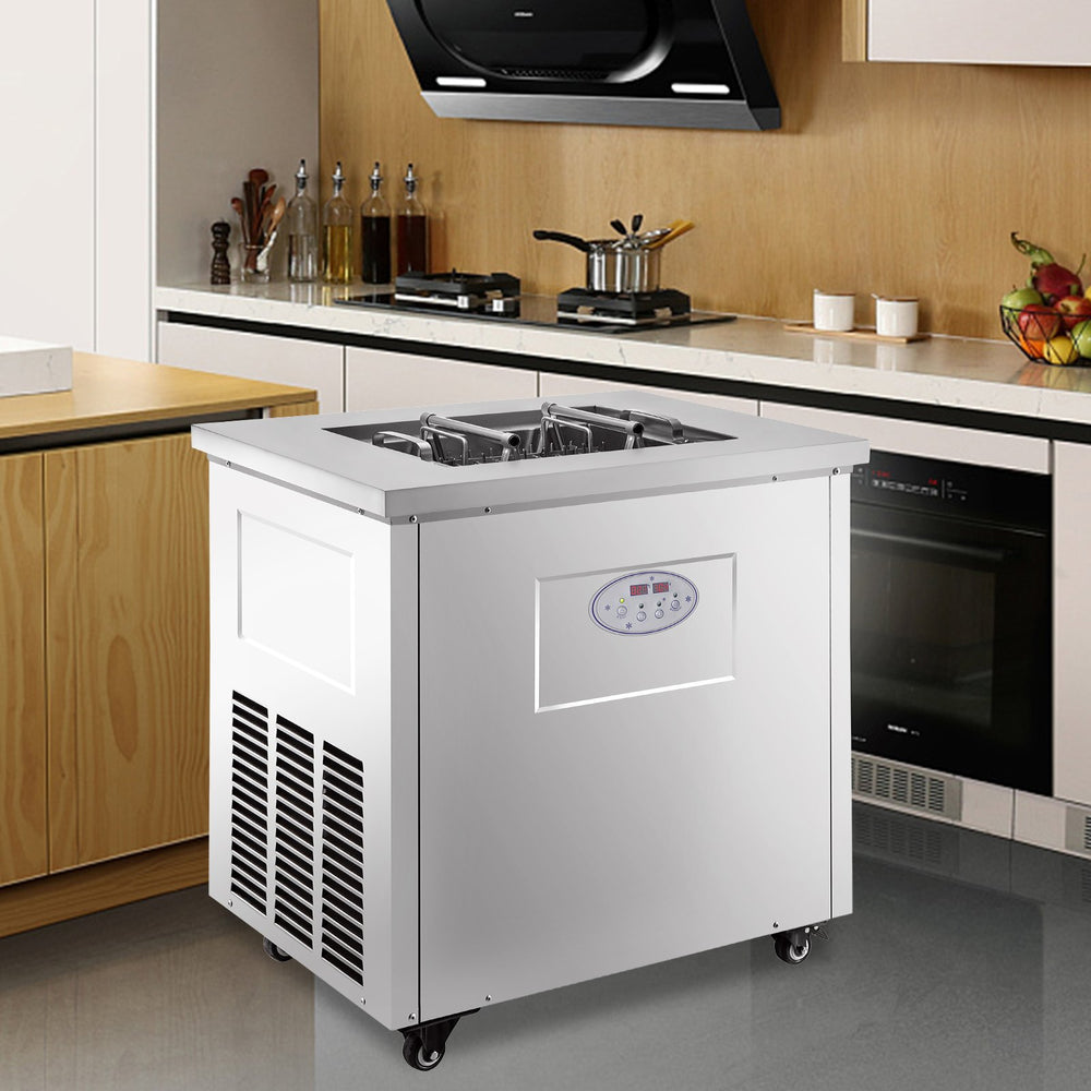 Vevor Popsicle Machine 1250W Commercial Stainless Steel 40 PCS Set Makes 3000 Pops/Day New