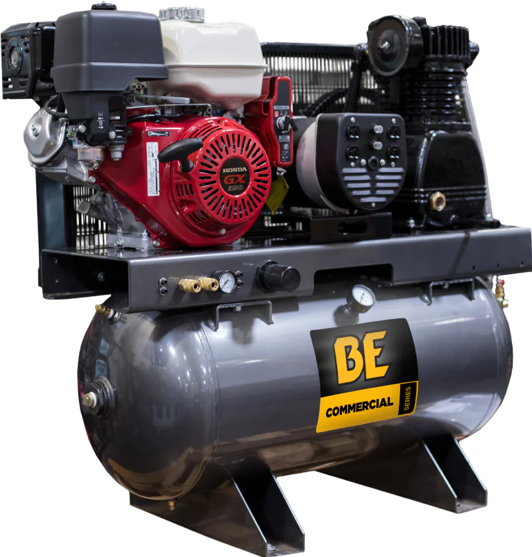 BE 3500W/4000W Generator Air Compressor 16 CFM at 175 PSI 30 Gallon New