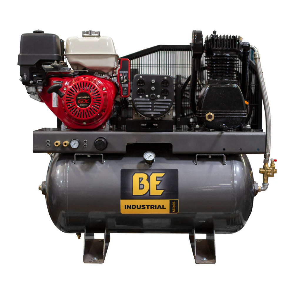 BE 3500W/4000W Generator Air Compressor 16 CFM at 175 PSI 30 Gallon Ne ...