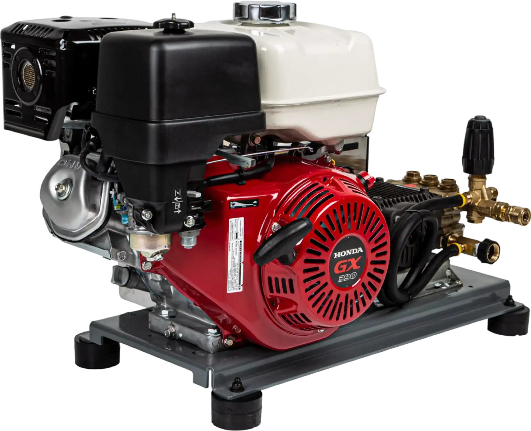 BE Pressure Washer Truck Mount Cold Water 3,200 PSI 5.2 GPM Honda GX390 Engine New