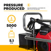 BE Pressure Washer Cold Water 5000 PSI 5 GPM Honda GX690 Engine New