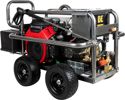 BE Pressure Washer Cold Water 5000 PSI 5 GPM Honda GX690 Engine New