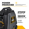 BE 3800W/4700W Digital Inverter Generator Dual-Fuel Gas Propane Powerease Engine Electric Start New