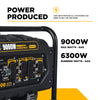 BE 6300W/9000W Generator Gas Powerease Engine Electric Start CO Detect 120/240V New
