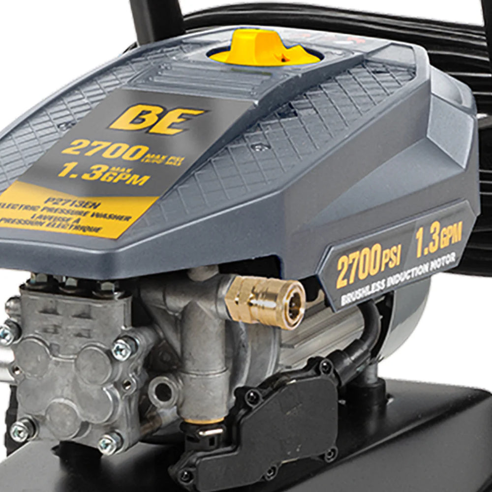 BE Electric Pressure Washer with AR Axial Pump 2700 PSI 1.3 GPM 2 HP New