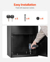 Vevor Lockable Outdoor Package Delivery Box 47.2" Anti-Theft and Weatherproof New