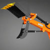 8' Tractor Backhoe Attachment with Mechanical Thumb,  15" Bucket,  ISO/SAE Switchable Controls,  Self-Contained Hydraulic System,  3 Point Hitch Cat.1 & 2,  20-100 HP,  BH760M