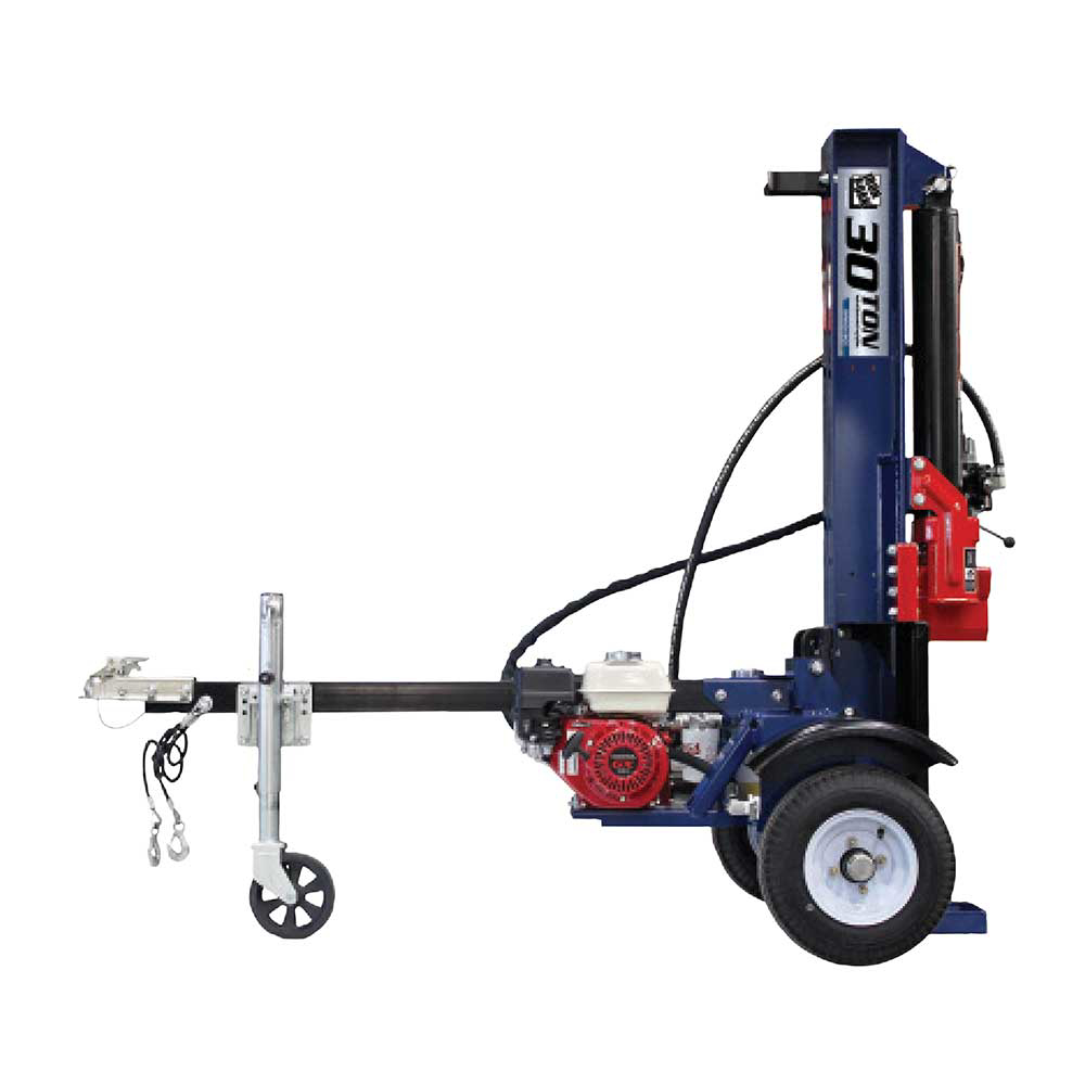 Iron and Oak Log Splitter 30-Ton Vertical/Horizontal Tow Behind Portable Gas with Honda GX270 Engine BHVH3018GX New