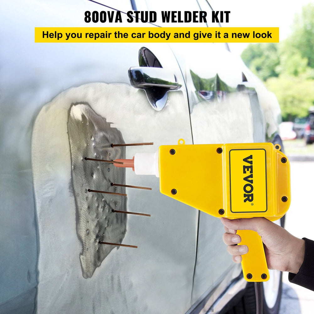 Vevor Stud Welder Dent Repair Kit 800VA Spot Puller 110V with Thermal Protection New