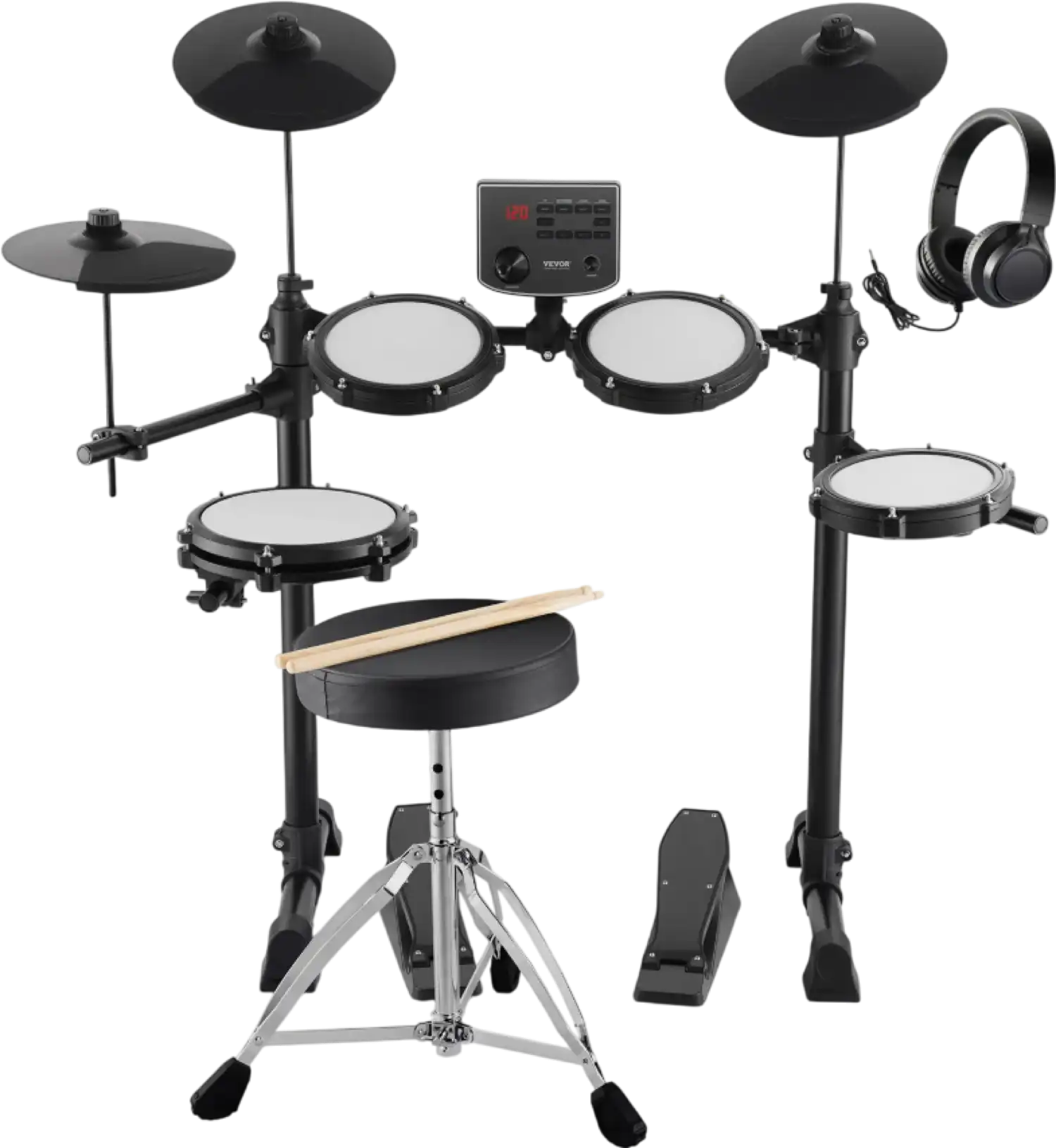 Vevor Electronic Drum Kit with 150 Sounds and Full Beginner Setup New