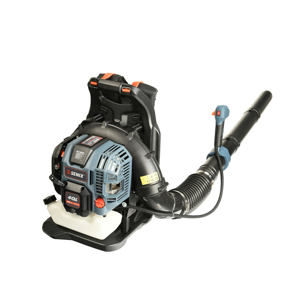 Senix BLB4QL-M Backpack Leaf Blower 49cc 4-Cycle Gas Powered Up to 600 CFM New