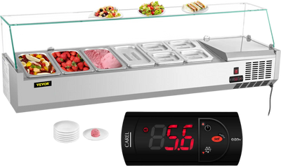 Vevor Refrigerated Condiment Prep Station 59