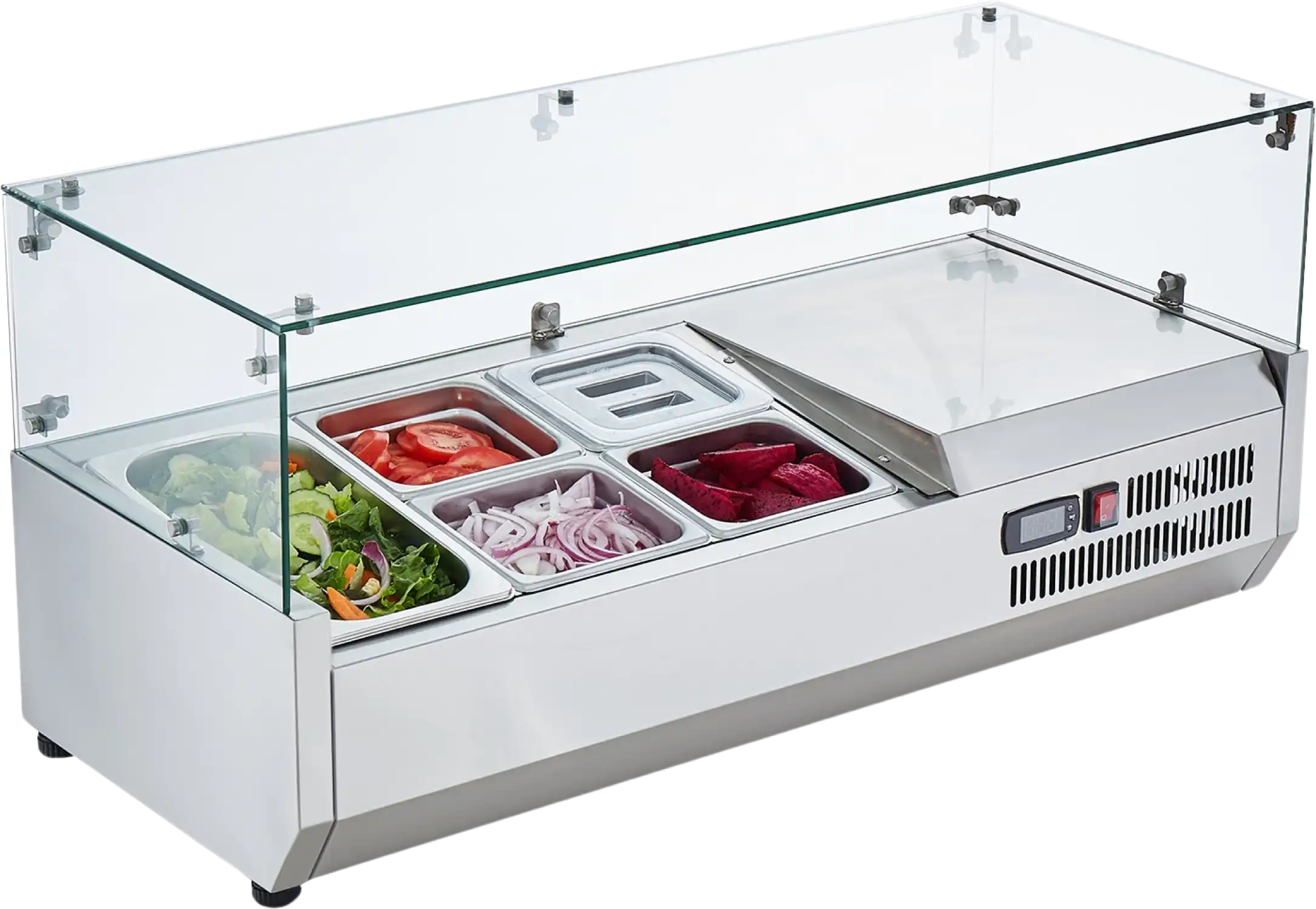 Vevor Refrigerated Condiment Prep Station 39.1
