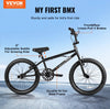 Vevor BMX Freestyle Bike 20" Hi-Ten Steel Frame 360° Rotor Pegs for Kids and Beginners New