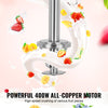 Vevor Ice Cream Blender 400W High Speed 4200 RPM Mixer Stainless Steel with 3 Cup Ring Sizes New