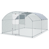 Vevor Metal Chicken Coop 13.1' x 9.8' x 6.4' Dome Walk In Run Waterproof Cover New