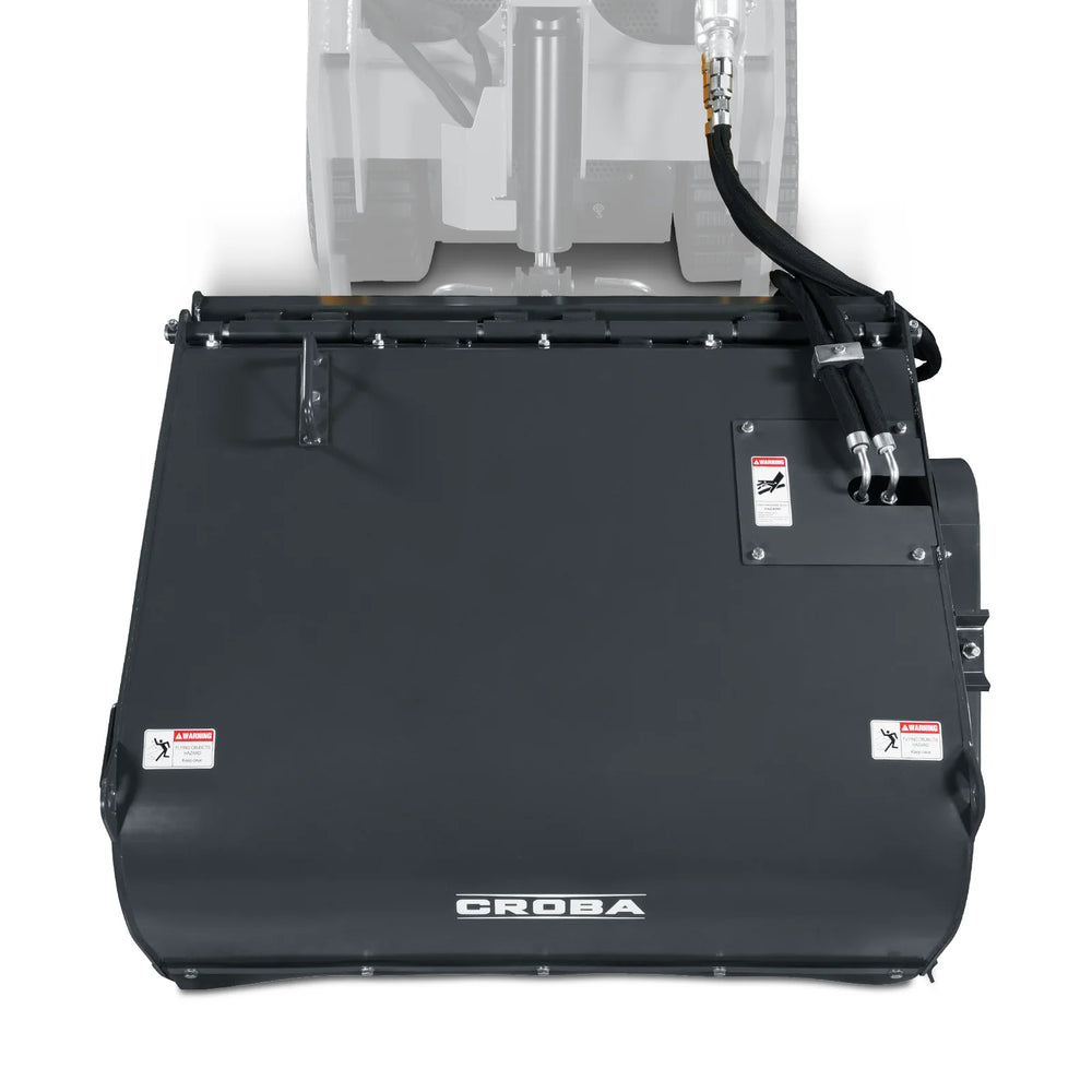40'' Working Width Mini Skid Steer Box Broom Sweeper