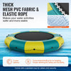 Vevor Inflatable Water Trampoline 13' Portable Swim Platform Bouncer with 3-Step Ladder New