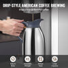 Vevor 12-Cup Commercial Drip Coffee Maker with Thermal Carafe New